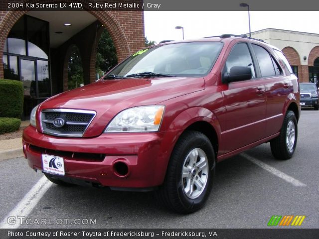 2004 Kia Sorento LX 4WD in Ruby Red Metallic