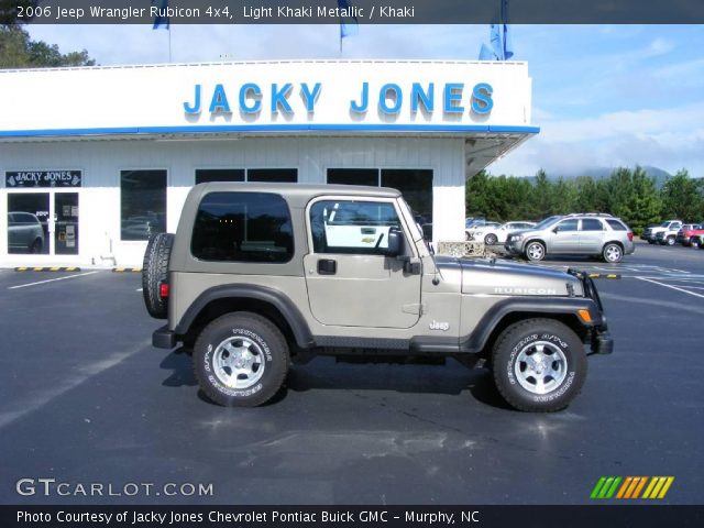 2006 Jeep Wrangler Rubicon 4x4 in Light Khaki Metallic
