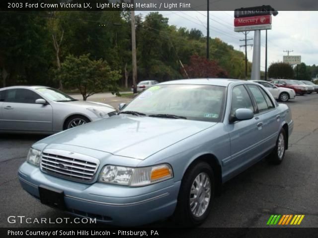 2003 Ford Crown Victoria LX in Light Ice Blue Metallic