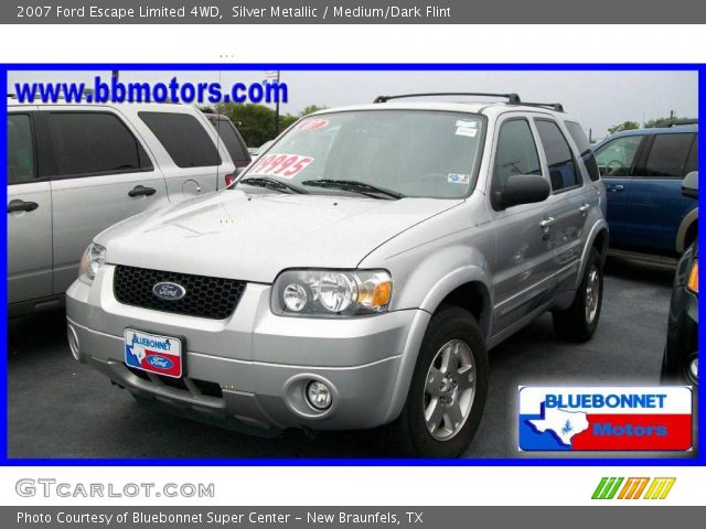 2007 Ford Escape Limited 4WD in Silver Metallic