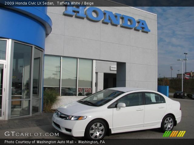 2009 Honda Civic LX Sedan in Taffeta White
