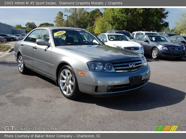 2003 Infiniti M 45 Sport Sedan in Diamond Graphite Metallic