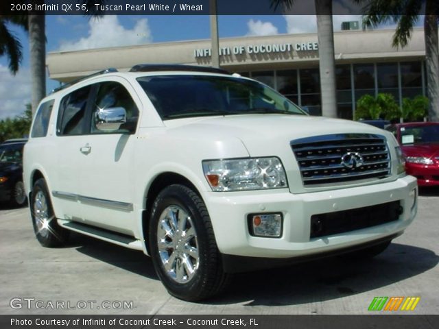 2008 Infiniti QX 56 in Tuscan Pearl White