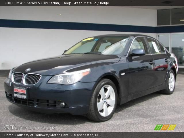 2007 BMW 5 Series 530xi Sedan in Deep Green Metallic