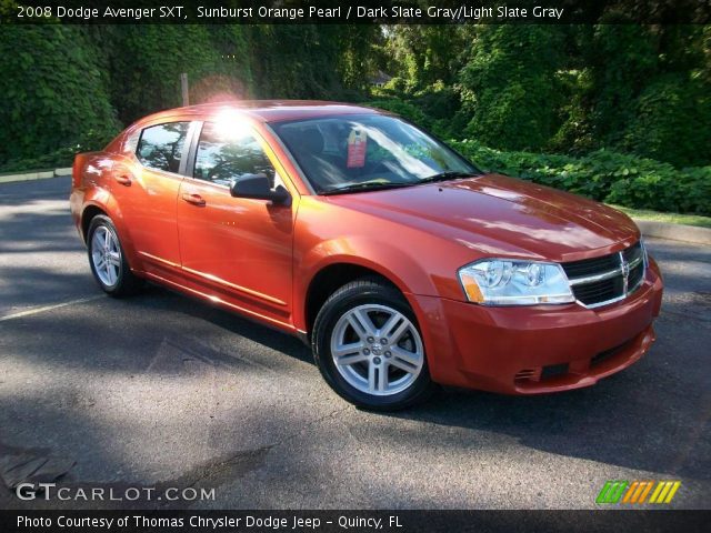 2008 Dodge Avenger SXT in Sunburst Orange Pearl