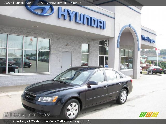 2007 Hyundai Sonata GLS in Deepwater Blue