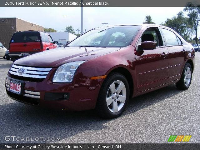 2006 Ford Fusion SE V6 in Merlot Metallic