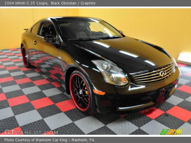 2004 Infiniti G 35 Coupe in Black Obsidian