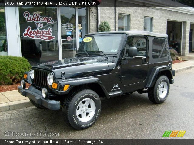 2005 Jeep Wrangler X 4x4 in Black