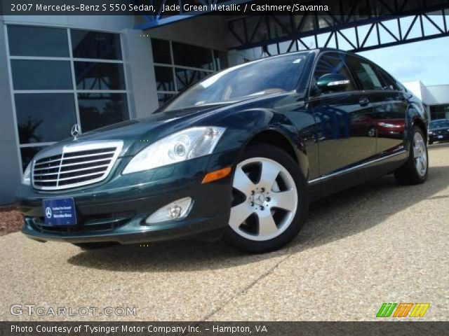 2007 Mercedes-Benz S 550 Sedan in Jade Green Metallic