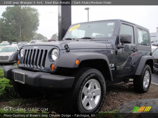 2008 Jeep Wrangler X 4x4 in Steel Blue Metallic