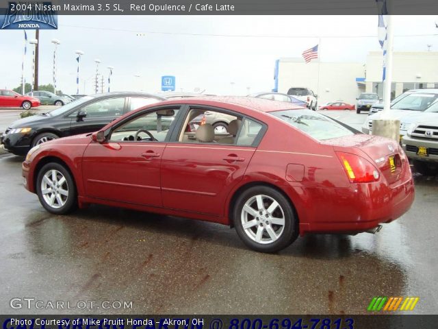 2004 Nissan Maxima 3.5 SL in Red Opulence