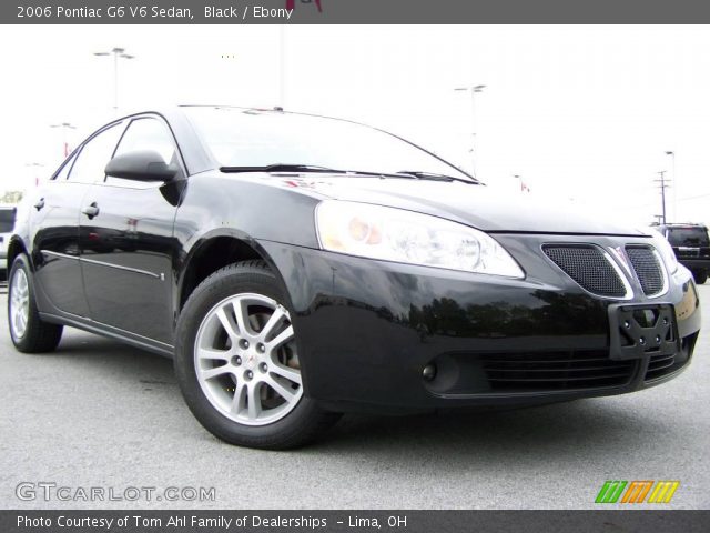 2006 Pontiac G6 V6 Sedan in Black
