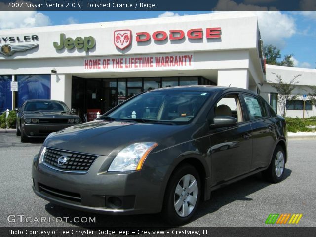 2007 Nissan Sentra 2.0 S in Polished Granite