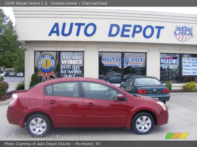 2008 Nissan Sentra 2.0 in Sonoma Sunset