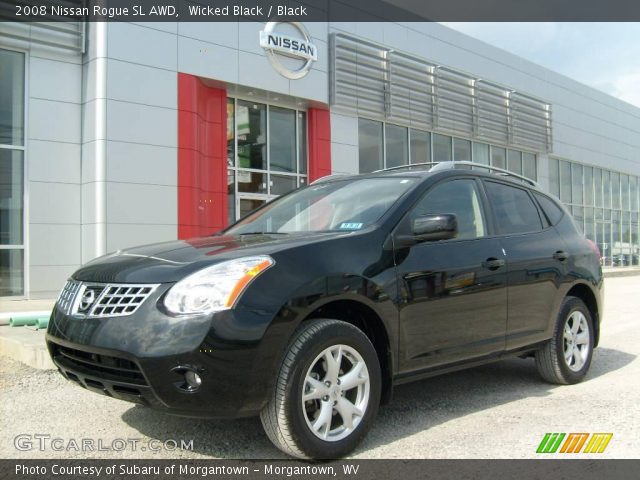 2008 Nissan Rogue SL AWD in Wicked Black