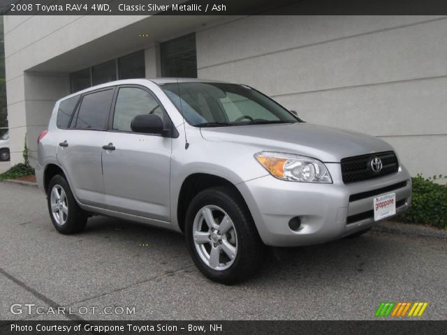 2008 Toyota RAV4 4WD in Classic Silver Metallic