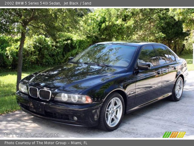 2002 BMW 5 Series 540i Sedan in Jet Black