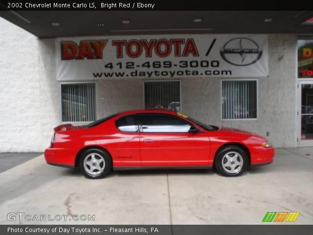 2002 Chevrolet Monte Carlo LS in Bright Red
