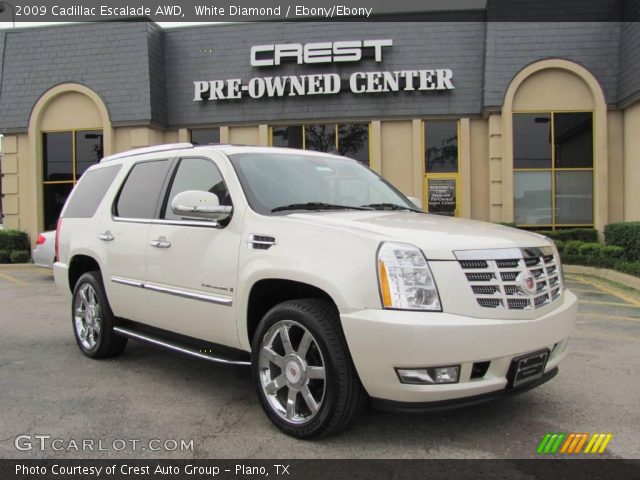 2009 Cadillac Escalade AWD in White Diamond