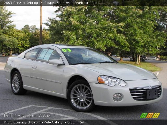 2003 Chrysler Sebring LXi Coupe in Satin White Pearlcoat