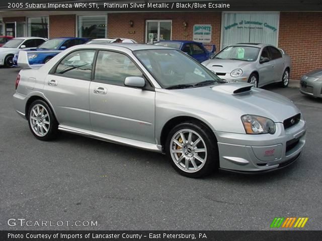 2005 Subaru Impreza WRX STi in Platinum Silver Metallic