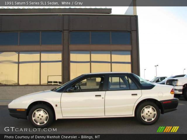 1991 Saturn S Series SL1 Sedan in White