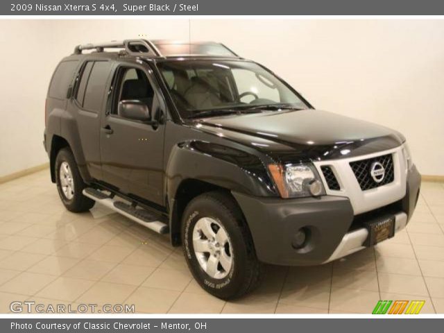 2009 Nissan Xterra S 4x4 in Super Black