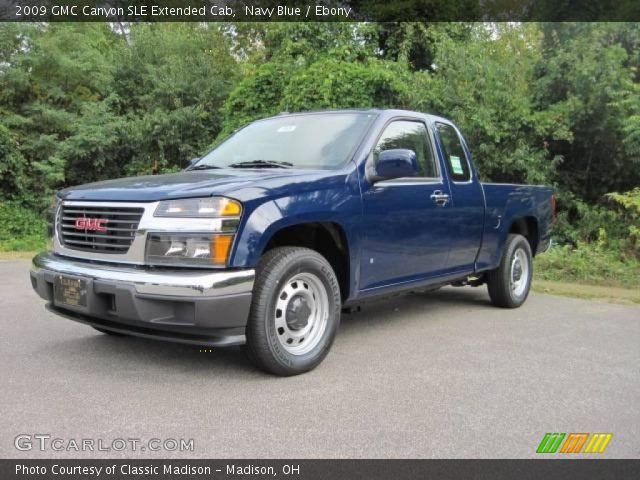 2009 GMC Canyon SLE Extended Cab in Navy Blue
