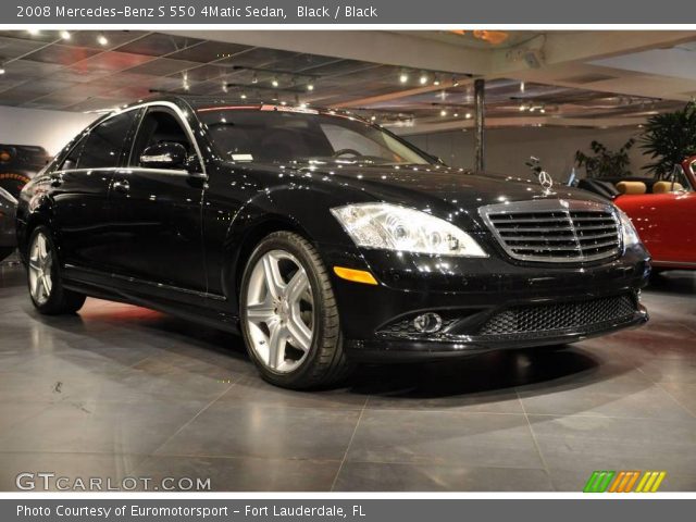 2008 Mercedes-Benz S 550 4Matic Sedan in Black