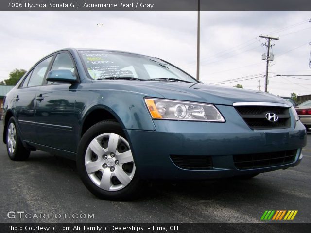 2006 Hyundai Sonata GL in Aquamarine Pearl