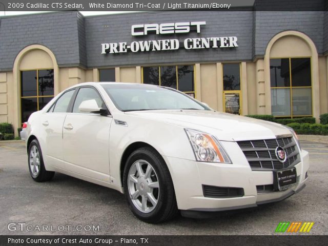 2009 Cadillac CTS Sedan in White Diamond Tri-Coat