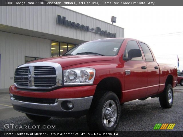 2008 Dodge Ram 2500 Lone Star Edition Quad Cab 4x4 in Flame Red