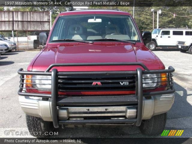 1997 Mitsubishi Montero SR 4x4 in Cambridge Red Pearl Metallic