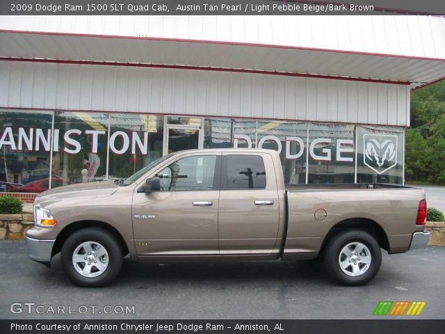 2009 Dodge Ram 1500 SLT Quad Cab in Austin Tan Pearl