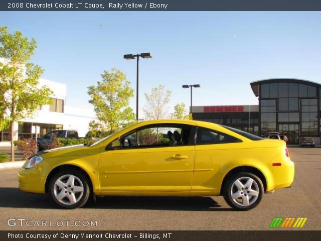2008 Chevrolet Cobalt LT Coupe in Rally Yellow