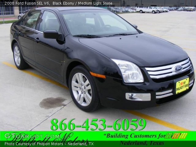 2008 Ford Fusion SEL V6 in Black Ebony