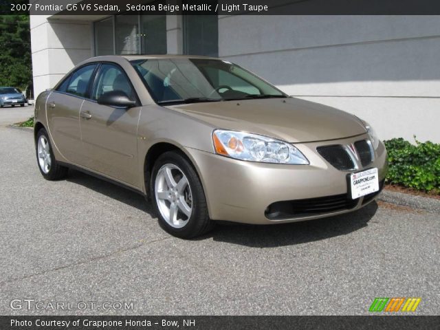 2007 Pontiac G6 V6 Sedan in Sedona Beige Metallic