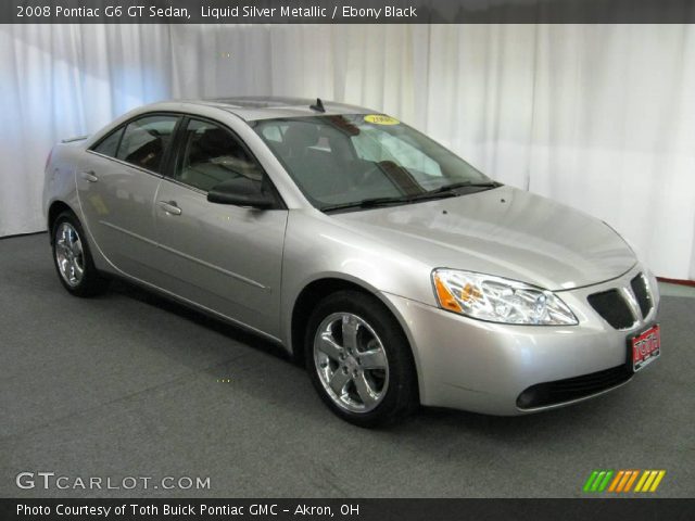 2008 Pontiac G6 GT Sedan in Liquid Silver Metallic