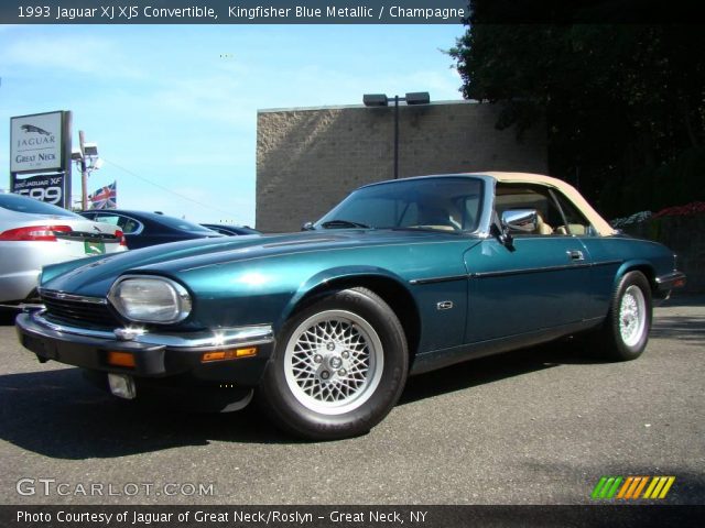 1993 Jaguar XJ XJS Convertible in Kingfisher Blue Metallic