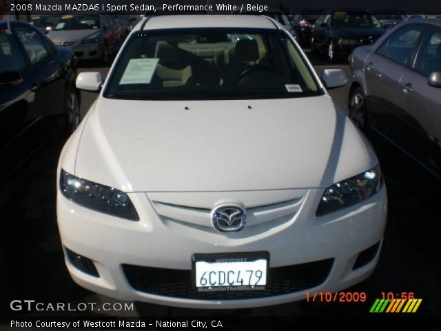 2008 Mazda MAZDA6 i Sport Sedan in Performance White