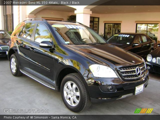2007 Mercedes-Benz ML 350 4Matic in Black