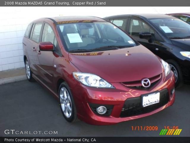 2008 Mazda MAZDA5 Grand Touring in Copper Red
