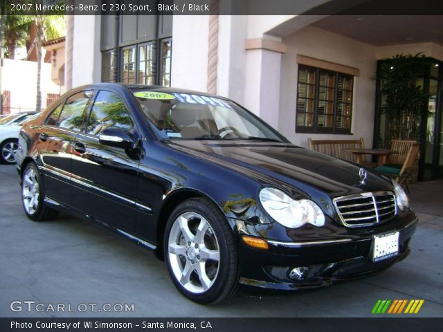 2007 Mercedes-Benz C 230 Sport in Black