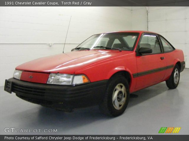 1991 Chevrolet Cavalier Coupe in Torch Red