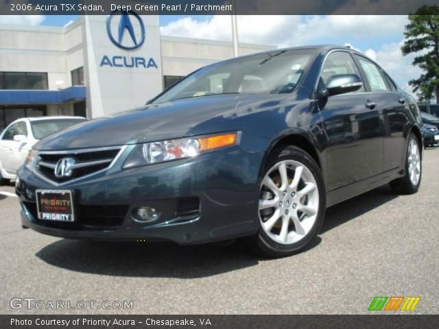 2006 Acura TSX Sedan in Deep Green Pearl