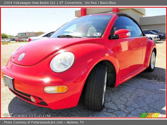 2004 Volkswagen New Beetle GLS 1.8T Convertible in Uni Red