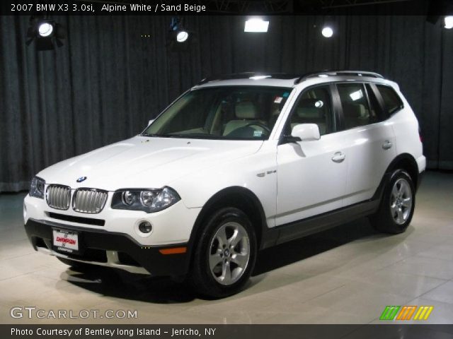 White bmw x3 2007 for sale