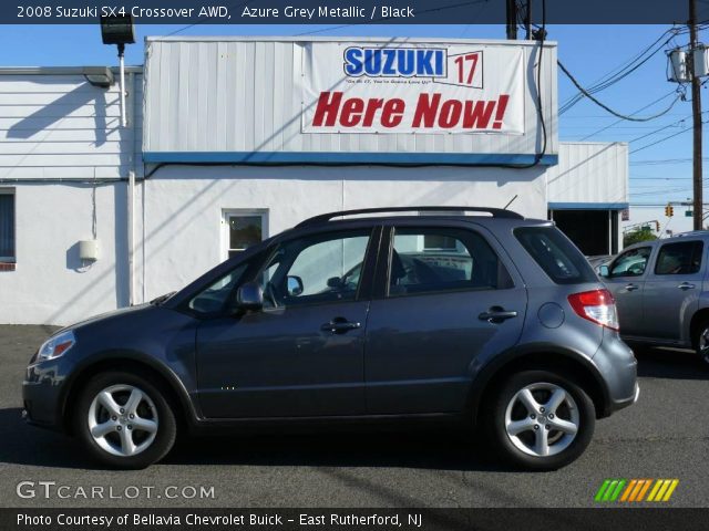 2008 Suzuki SX4 Crossover AWD in Azure Grey Metallic