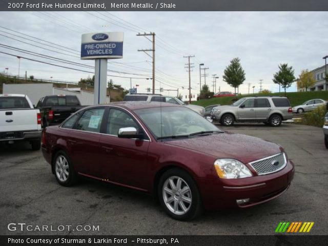 2007 Ford Five Hundred Limited in Merlot Metallic